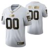 Men's New York Giants Custom 100th Season Jersey - White Vapor Limited Golden Edition - Replica