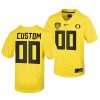 Men's Custom Oregon Ducks Yellow 2021-22 College Football Untouchable Jersey - Replica