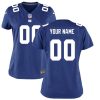 Woman's â€™s New York Giants Royal Customized Game Jersey - Replica