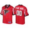 Men's Atlanta Falcons Custom Icon Jersey - Red - Replica