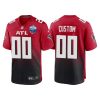 Men's Atlanta Falcons Custom Red 2021 London Games Patch Game Jersey - Replica