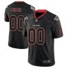 Men's Atlanta Falcons 2018 Lights Out Color Rush Limited Black Customized Jersey - Replica