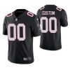 Men's Atlanta Falcons Black Elite Customized Jersey - Replica