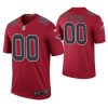 Men's Atlanta Falcons Red Color Rush Legend Customized Jersey - Replica