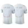 Men's Carolina Panthers Custom White MVP Platinum Limited Jersey - Replica