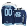 Men's Custom North Carolina Tar Heels Blue Jersey - Replica