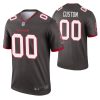 Men's Custom #00 Tampa Bay Buccaneers Pewter Legend Jersey - Replica