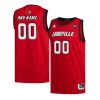 Men's Customized Louisville Cardinals Red Retro Jersey - Replica