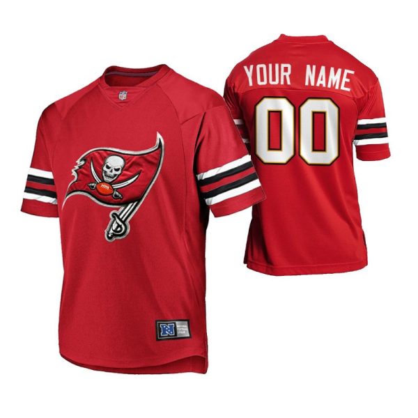 Men's Tampa Bay Buccaneers Custom #00 Majestic Replica Red Jersey