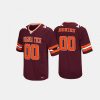 Men's Virginia Tech Hokies Custom #0 Maroon Hail Mary II Jersey - Replica