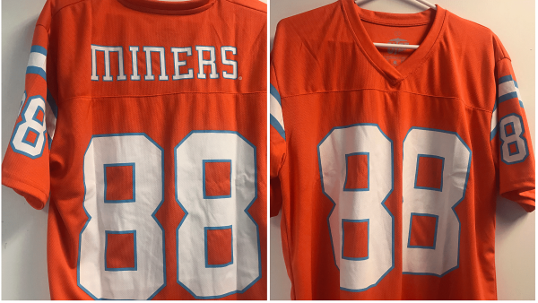 Men's Custom UTEP Miners 1988 Football Throwback Jerseys - - Replica