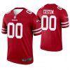 Men's San Francisco 49ers Scarlet Legend Customized Jersey - Replica