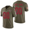 Men's San Francisco 49ers Olive 2017 Salute to Service Limited Customized Jersey - Replica