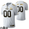 49ers Custom Jersey, White Men's, Super Bowl LIV Vapor Limited Golden Edition Jersey - Replica