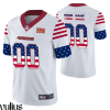 49ers Custom Jersey, White Men's, Independence Day Vapor Limited Jersey -