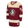 Men's Colosseum Florida State Seminoles Red Custom Hockey Jersey - Replica