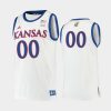 Men's Kansas Jayhawks White Replica Custom Jersey