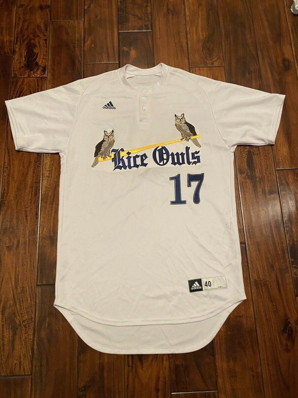 Men's Rice Owls Baseball Custom Jersey - Replica