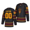 Men's Custom Arizona State Sun Devils Black 2020-21 Replica Jersey College Hockey