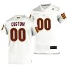 Men's Arizona State Sun Devils Custom White Replica Football Jersey