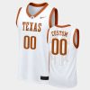 Men's Texas Longhorns White Replica Elite Aerographic Custom Jersey -