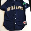 Men's VINTAGE RARE 80's RAWLINGS NOTRE DAME FIGHTING IRISH BASEBALL CUSTOM JERSEY - Replica