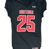 Men's Under Armour SMU Mustangs Football Custom Jersey Black - Replica