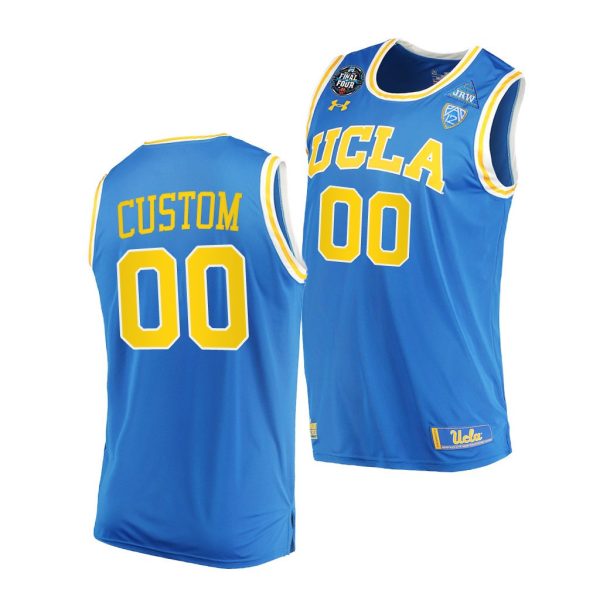 Men's UCLA Bruins Custom 2021 March Madness Final Four Blue PAC-12 Jersey - Replica