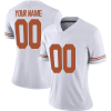 Woman's Texas Longhorns White Customized Football Jersey , Custom Texas Longhorns Jersey - Replica