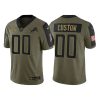 Youth's Custom Detroit Lions 2021 Salute To Service Limited Jersey - Olive - Replica