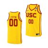 Youth's USC Trojans Custom Yellow 2021 March Madness Sweet 16 Alternate Jersey -