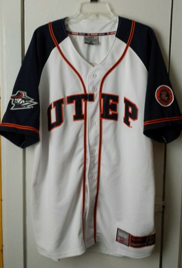 Youth's Custom UTEP Miners NCAA Colosseum Baseball Jersey -