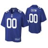 Youth's New York Giants Pro Line Royal Customized Jersey - Replica