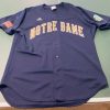 Youth's Custom Notre Dame Fighting Irish Game Worn Baseball Jersey - Replica