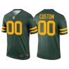 Youth's Custom Green Bay Packers 2021 Throwback Legend Jersey - Green - Replica