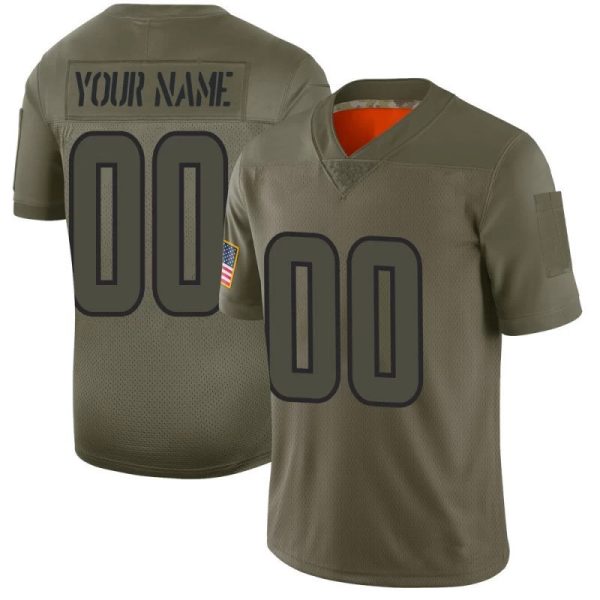 Youth's Custom Los Angeles Rams 2019 Salute to Service Jersey - Limited Camo - Replica