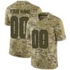 Youth's Custom Los Angeles Rams Limited Custom 2018 Salute to Service Jersey - Camo - Replica