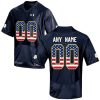 Youth's Notre Dame Fighting Irish Navy Blue Custom College Football Limited Jersey , Notre Dame Football Jersey Custom - Replica