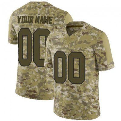 Saints Custom Jersey for Youth Custom New Orleans Saints 2018 Salute to Service Jersey - Limited Camo