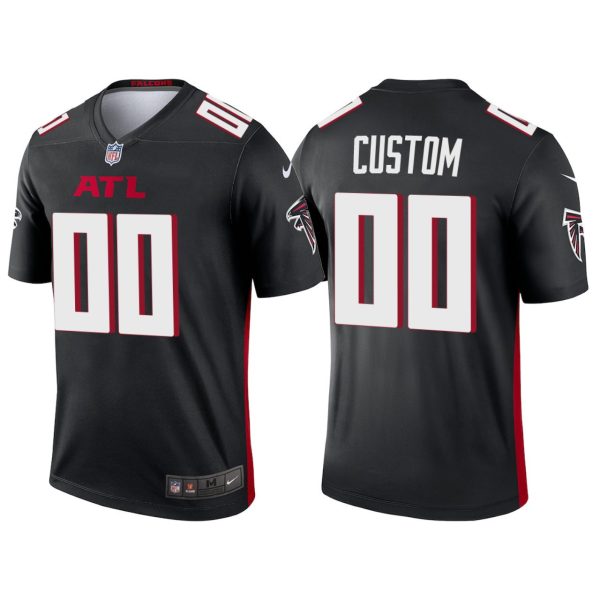 Youth's Atlanta Falcons #00 Custom 2020 Legend Jersey - Black - Replica