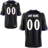 Raven Jersey Custom for Youth Black Baltimore Ravens Game Custom Jersey