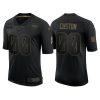 Raven Jersey Custom for Youth Custom Baltimore Ravens 2020 Salute To Service Limited Jersey - Black