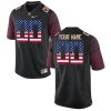 Youth's #00 Florida State Seminoles Stitched Jersey Limited Black US Flag Custom Football - Replica