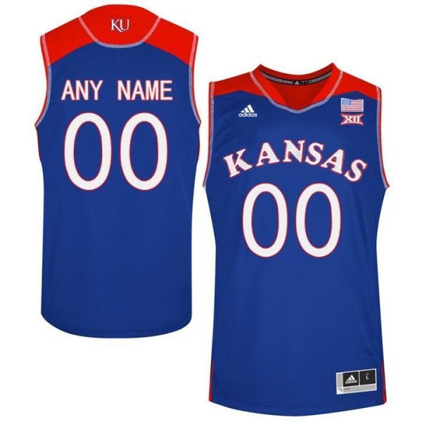 Youth's Kansas Jayhawks Custom Jersey - Replica