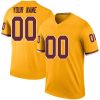 Custom Commanders Jersey for Youth Custom Gold Legend Washington Football Team Color Rush Football Jersey