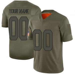 Saints Custom Jersey for Youth Custom New Orleans Saints Limited Camo 2019 Salute to Service Jersey