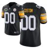 Custom Steelers Jersey for Youth Pittsburgh Steelers #00 Custom Black Super Bowl XLIII Patch Vapor Limited Jersey