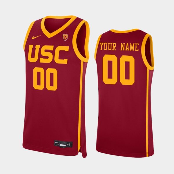 Youth's USC Trojans Cardinal 2019-20 Custom Jersey