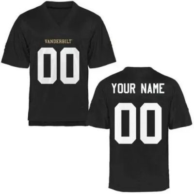 Custom Vanderbilt Baseball Jersey for Youth VANDERBILT COMMODORES STYLE CUSTOMIZABLE FOOTBALL JERSEY