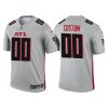 Youth's Atlanta Falcons #00 Custom 2021 Inverted Legend Jersey - Silver - Replica